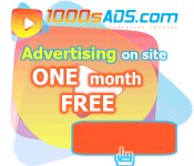 1000sADS Offer is finishing TODAY ONE month advertising completely FREE!
