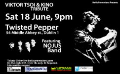 VIKTOR TSOI & KINO Tribute Concert in Dublin