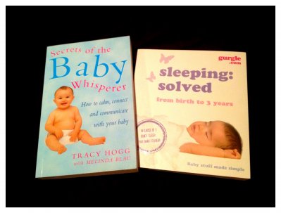2 books about baby`s sleep for sale