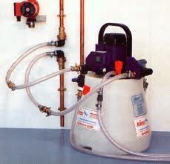 Power flush cleaning your central heating system
