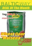 Мука пшеничная "Малсена" This Month DEAL 1kg ONLY € 0.71