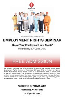 Free Employments Rights Seminar