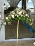 Wedding flowers and church decorations