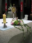 Wedding flowers and church decorations