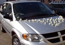 wedding flowers and car decorations