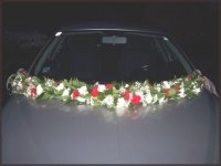 wedding flowers and car decorations
