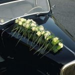 wedding flowers and car decorations