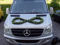 wedding flowers and car decorations