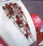 wedding flowers and car decorations