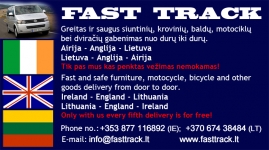 DELIVERY IRELAND-ENGLAND-LITHUANIA