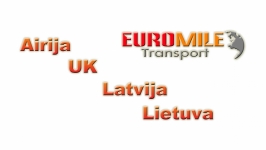 EuroMile - Automobiliu pervezimas Airija-UK-Latvija -Lietuva