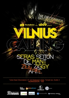 Techno Party! 1st of December @ Turks Head, Dublin, with special Dj guest from VILNIUS!