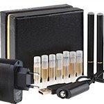 Electronic cigarettes and e-liquids for sale.