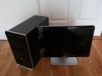 DESKTOP PC & MONITOR (HP Pavilion a6632uk & HP W1907v)