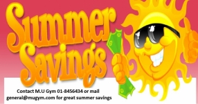 M.U Gym Summer Sale now on!