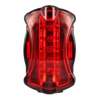 Bike Rear Led Light Red - 5 Led