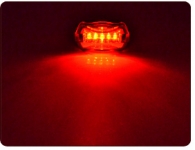 Bike Rear Led Light Red - 5 Led