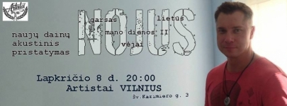 Nojaus naujų dainų akustinis koncertas Londone