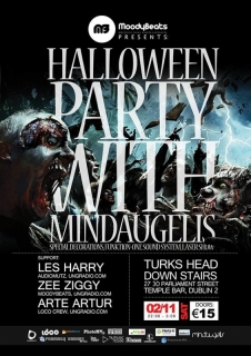 MoodyBeats Halloween Party with MINDAUGELIS in Dublin