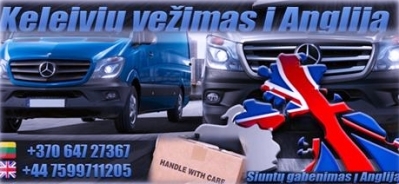 KELEIVIAI, SIUNTOS į ANGLIJĄ ir iš ANGLIJOS! 864727367; 07599711205