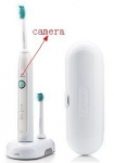 720P HD Pinhole Spy Toothbrush Camera DVR Waterproof bathroom Spy Camera 8GB Internal Memory