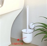 Hidden Toilet Brush bathroom Spy Camera DVR Support SD card capacity up to 32GB
