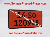 German Square Plates Oblong and Square Pressed New