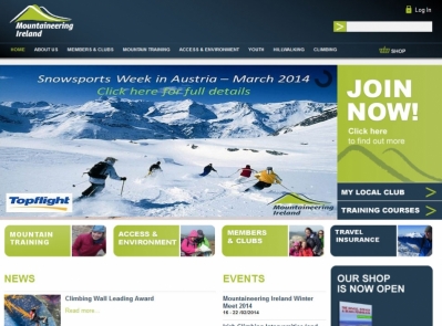 Mountaineering Ireland, mountain skills training details