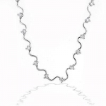 Elegant Cubic Zirconia Bridal Necklace