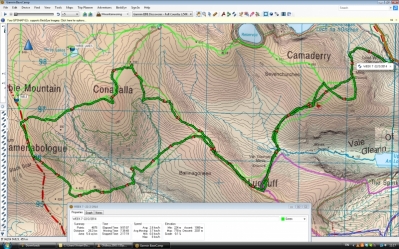 Training for Maamturks Challenge Week 7 Camaderry-Lugduff-Avonbeg-Caimin-Table Track-Conavalla-Lugduff Ridge-Camaderry
