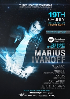 MoodyBeats Presents: MARIUS IVANOOF IN DUBLIN & ZEE ZIGGY B-DAY BASH!!!