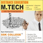 M.Tech distance education