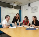 Learn English fast in a small class. From €9 an hour