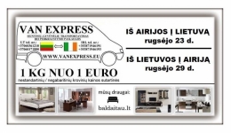 Siuntiniu Kroviniu pervezimo Maršrutai Airjoje ir Lietuvoje su Van Express