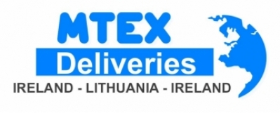 MTEX Siuntos - Saugus Jūsų Krovinių vežėjas   Airija - Lietuva - Airija
