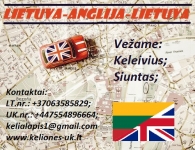 ANGLIJA-LIETUVA is UK 11.11d (antradienis) KELEIVIAI, SIUNTINIAI