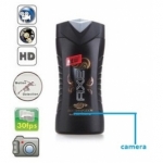 Axe Shampoo Bottle Camera Remote Control On/Off And Motion Detection Record 32GB