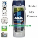 Hidden Shower gel Bathroom Spy Camera DVR Support SD card capacity up to 32GB(Remote Control+Motion Detection)