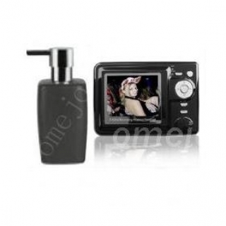 Bathroom Shampoo bottle Hidden Wireless Spy Camera-2.4GHZ MP4 Player Receiver