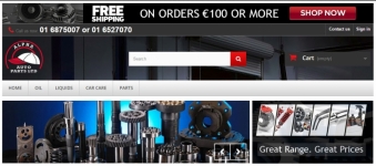 Auto parts & accessories online www.alphaparts.ie