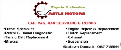 Castle Motors automobilių techninės priežiūros, remonto paslaugos