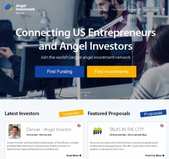 Online platform for connecting entrepreneur and investors in India