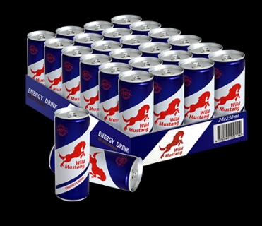Energy drink "Wild Mustang"