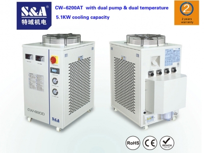 S&A chiller for high power fiber laser system of 1KW capacity