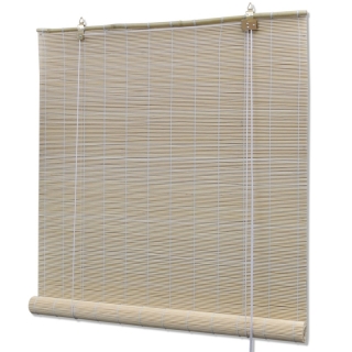 Natural Bamboo Roller Blinds 80 x 160 cm (241320)