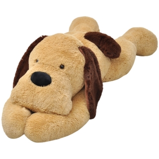 vidaXL Dog Cuddly Toy Plush Brown 120 cm (80143)