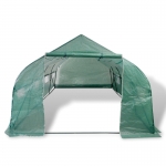 Walk-in Portable Polytunnel Greenhouse with Steel Frame 18 m2 (41526)