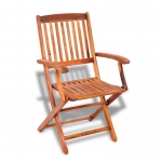 vidaXL Outdoor Dining Chair 2 pcs Acacia Wood (41819)