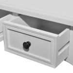 White Dressing Console Table with Three Drawers  (241143)