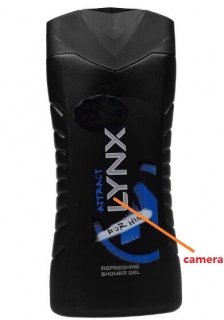32GB Lynx Shower Gel Camera Remote Control On/Off And Motion Detection Record